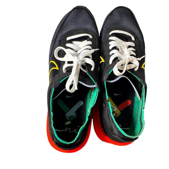 Nike Waffle One Peace and Unity Black Athletic Sneakers Tennis Shoes Mens 13 - Picture 9 of 11